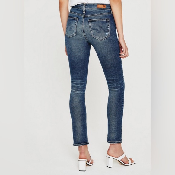 NWT AG Jeans MARI High-Rise Straight 15 Year Mural Distressed detailing Size 31R - Picture 5 of 15